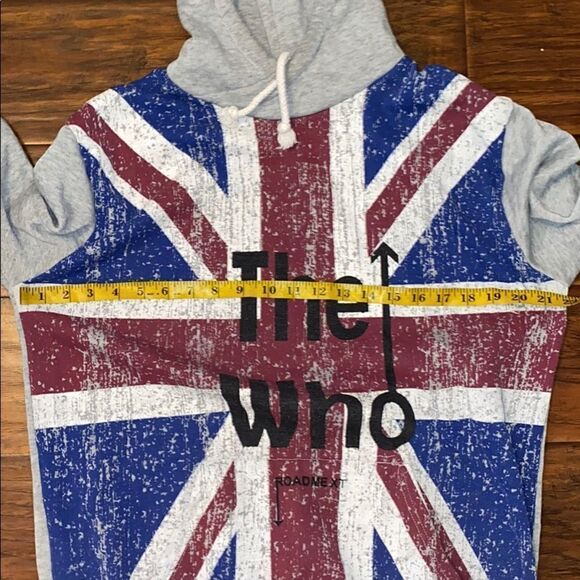 The Who Distressed Graphic Hoodie Sweatshirt Music Band Concert - Picture 6 of 7